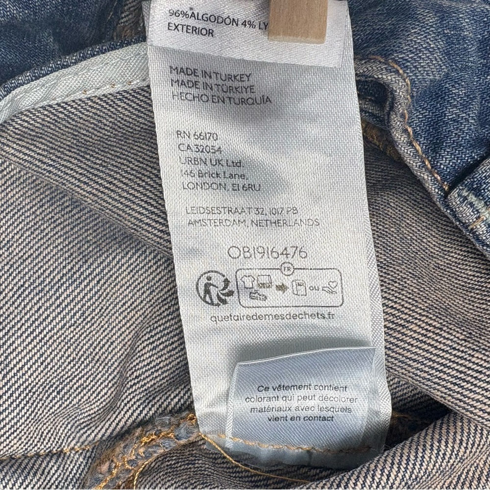 NEW Free People We The Free Prince Street Micro Denim Shorts 27 Blue Jean - Picture 11 of 11